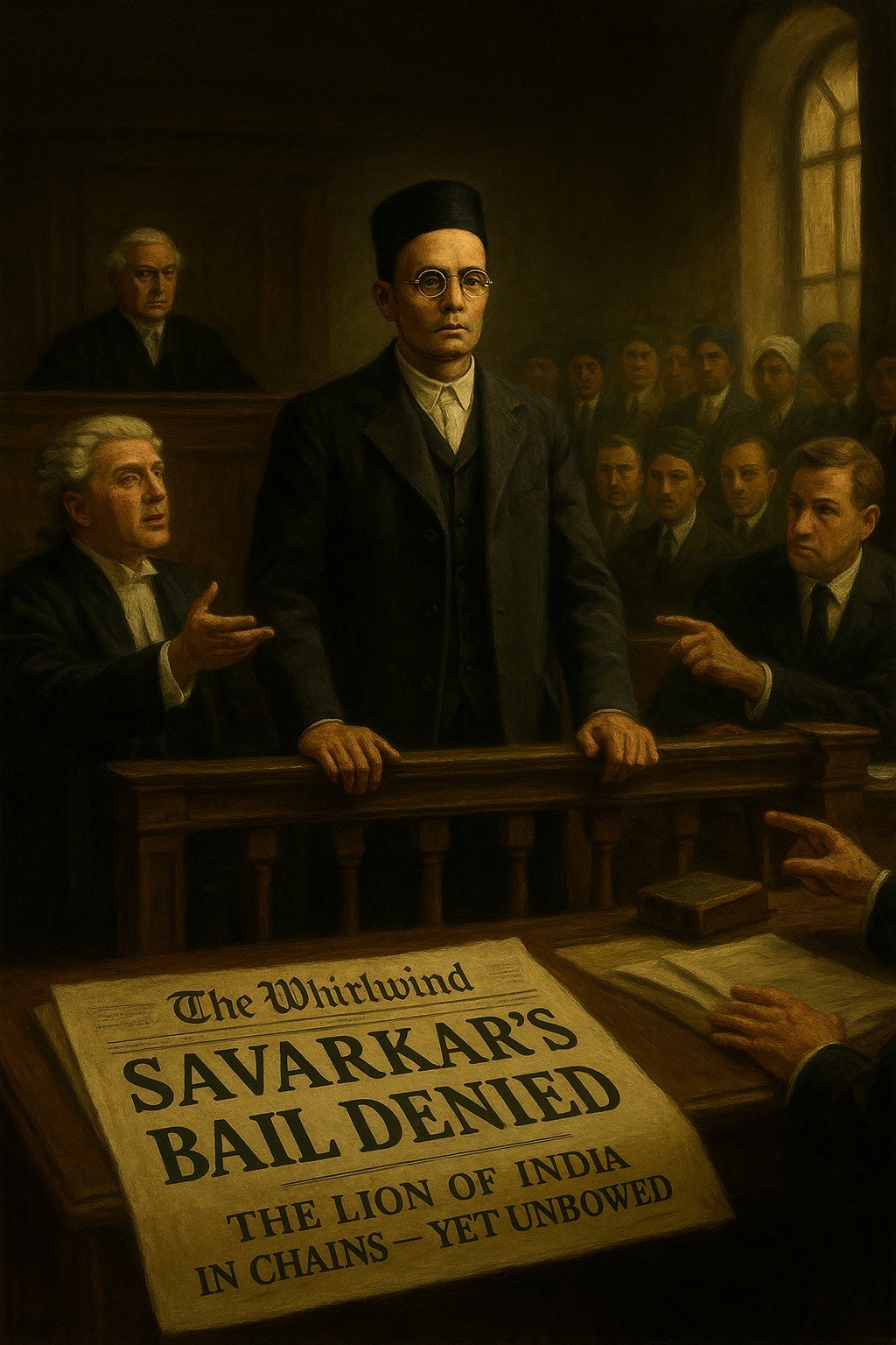 Savarkar at Bow Street Court – Bail Refused